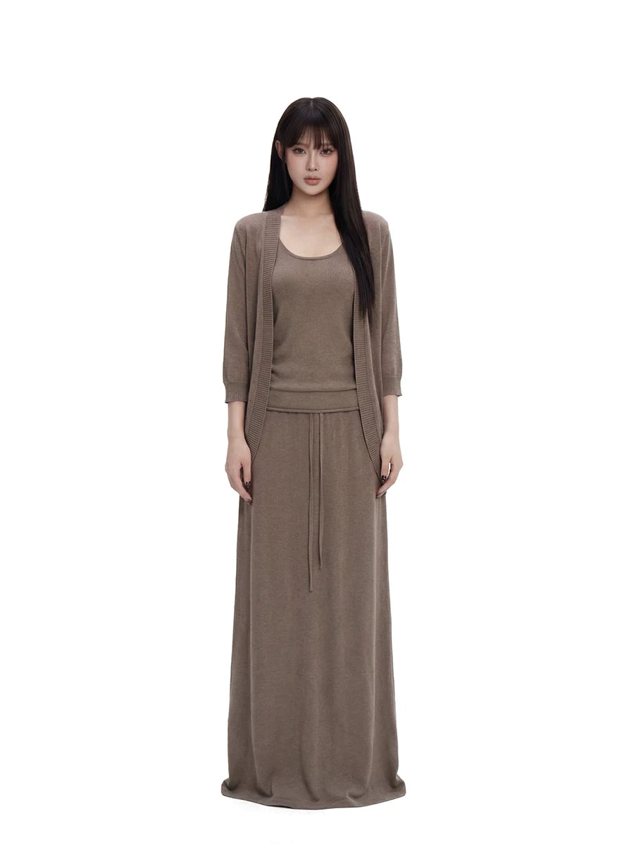 WITHMIN Retro Versatile Straight Dress