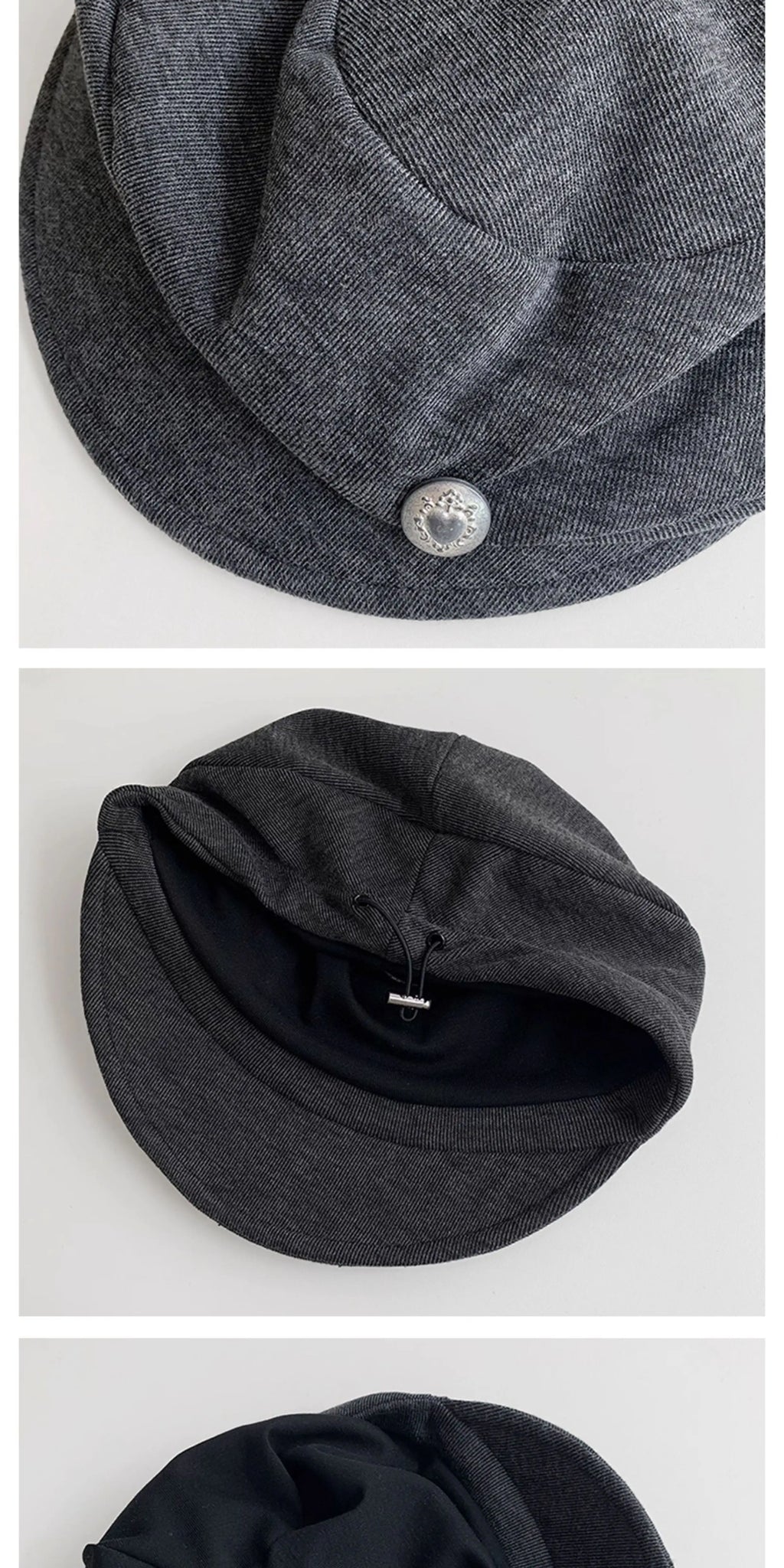YORSOY Trendy Retro Pleated Cloud Beret