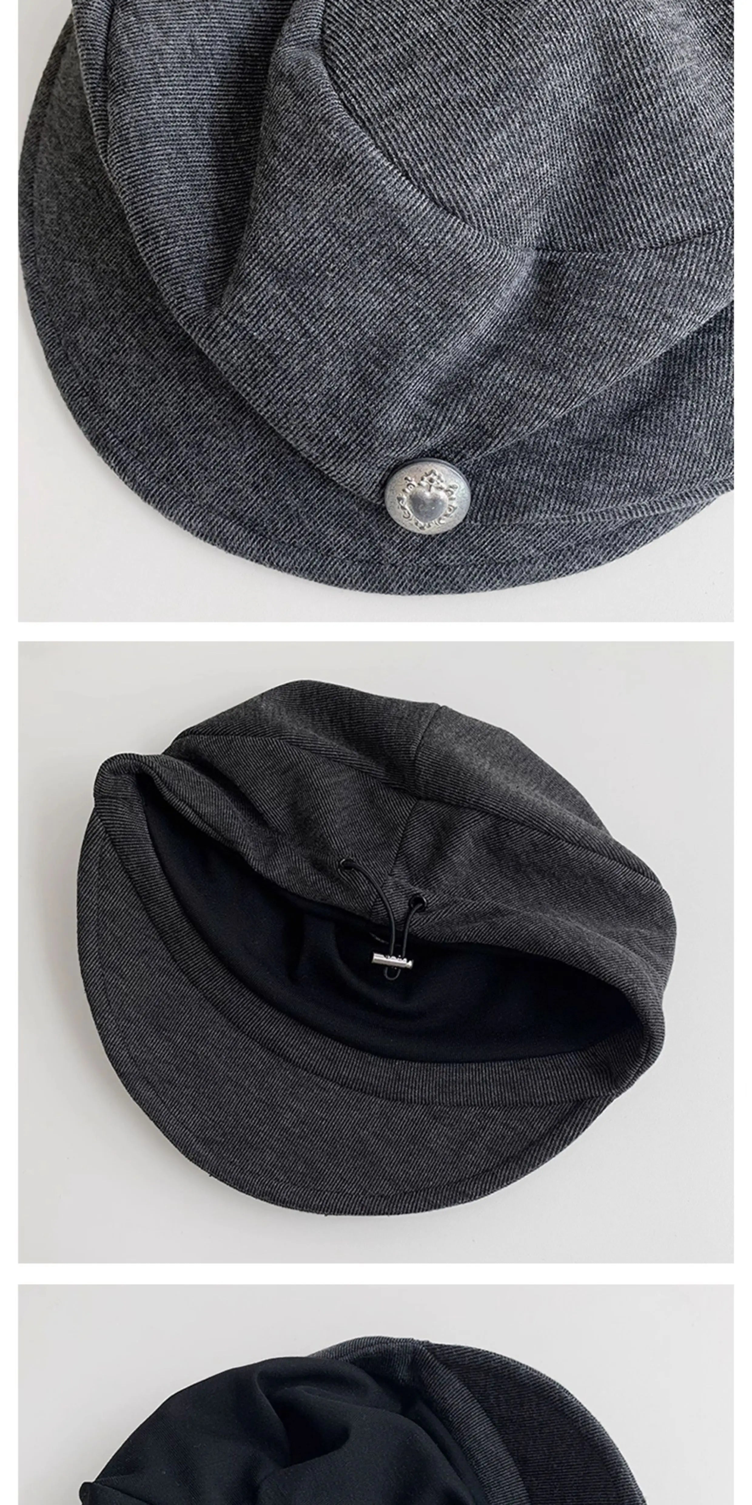 YORSOY Trendy Retro Pleated Cloud Beret