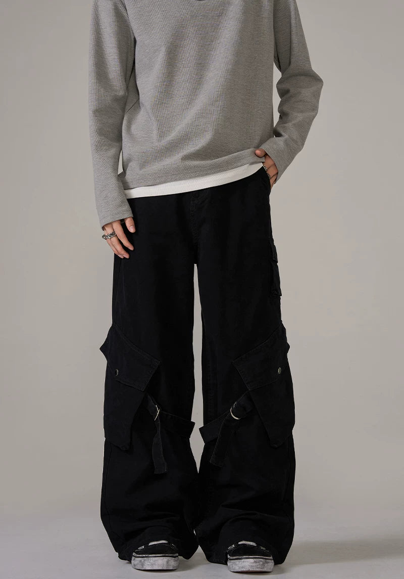 TRUQUEST Vintage Loose Tooling Jeans