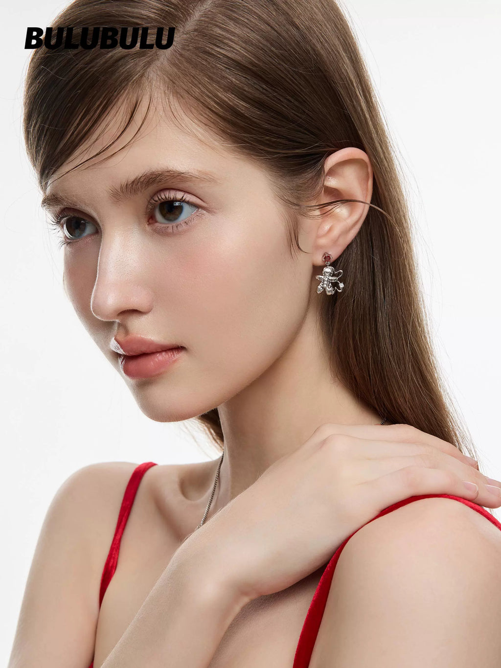 BULUBULU Christmas Gingerbread Man Earrings