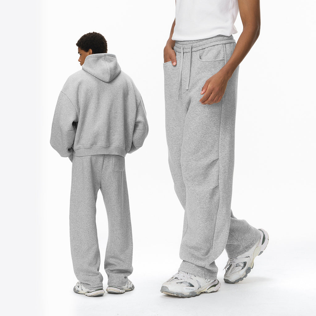 Inflation Double Pleated Scimitar Fleece Slacks