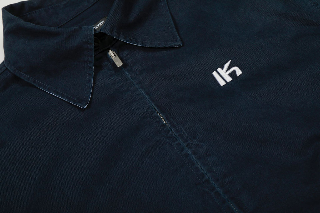11KN Retro Sports Simple Slim Lapel Jacket