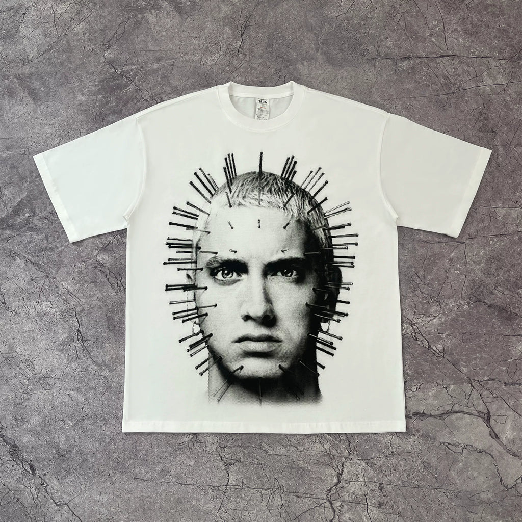 DKNT Character Print Casual Loose Tee