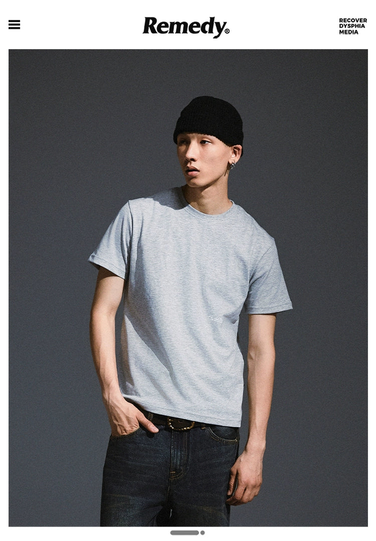 Remedy Guochao Alphabet Sports Tight Wet Quick Drying Tee