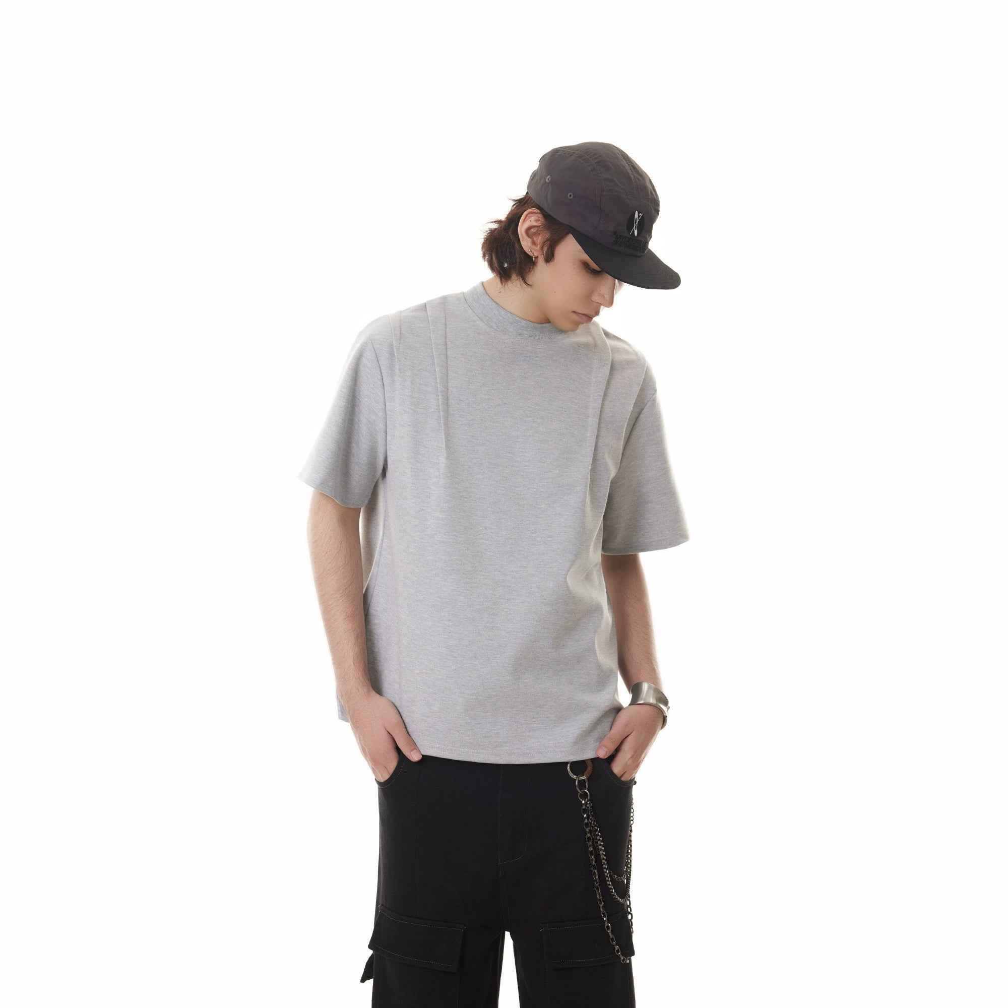 BTSG Roman Space Cotton Loose-leaf Deconstruction Tee