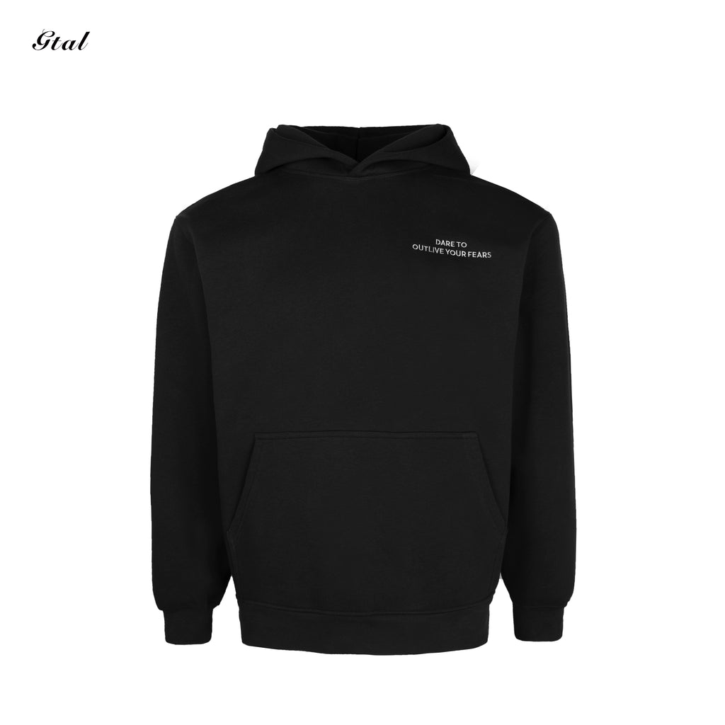 GTAL Three-dimensional Cut Embroidered Hooded Sweater