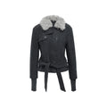 Audwyn Fleece Thickened Stand-up Collar Strap-on Slim-fit Woolen Jacket