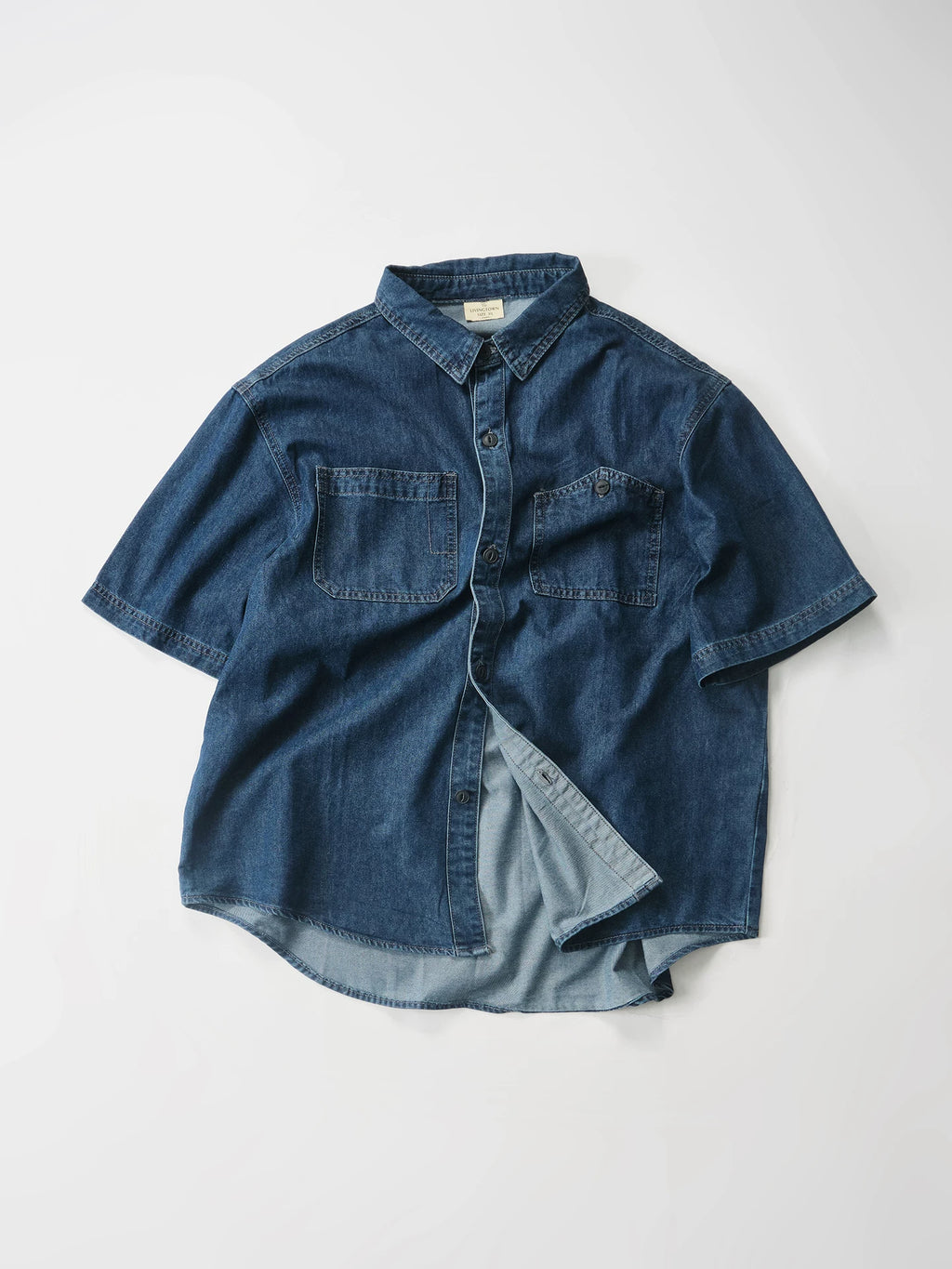 LIVINGTOWN Vintage Loose Versatile Denim Shirt