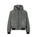Saimt Retro Fur Collar Hooded Cotton Jacket