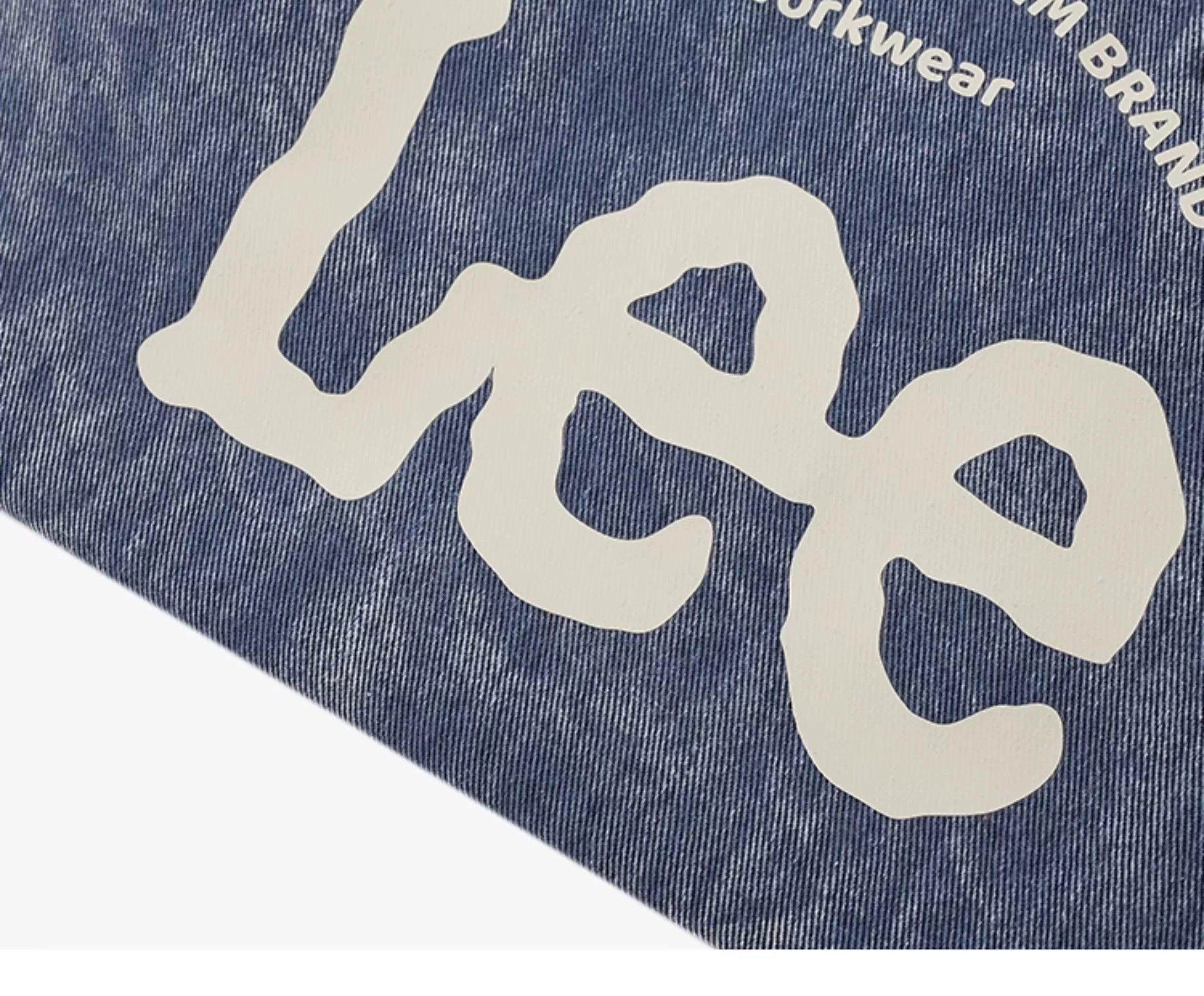 Lee Denim Casual Large Capacity Tote Bag