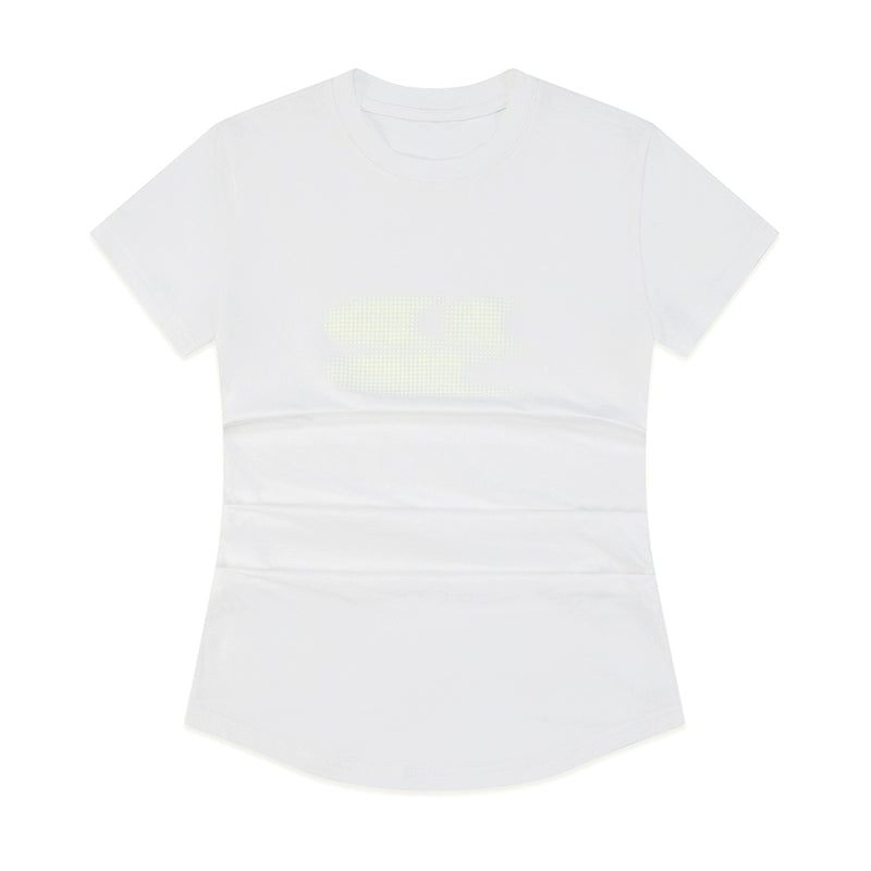 CryingCenter Gradual Change Classic Logo Round Neck Cool Tee