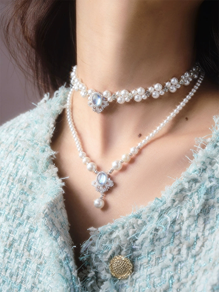 ParanoidP Premium Light Luxury Pearl Necklace