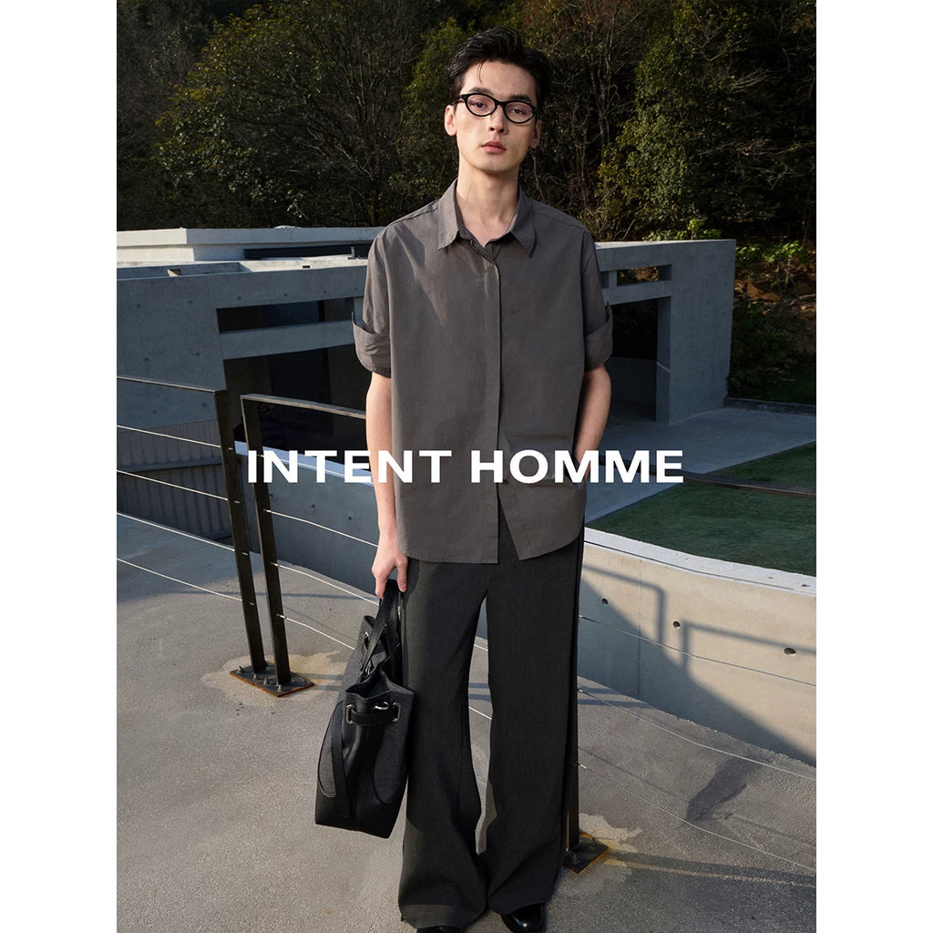 INTENT Casual Versatile Short Sleeve Shirt