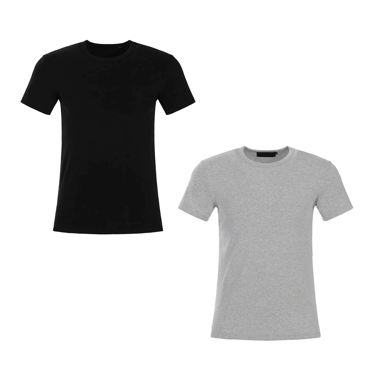 TURNTIDE Simple Crew Neck Slim Bottom Tee