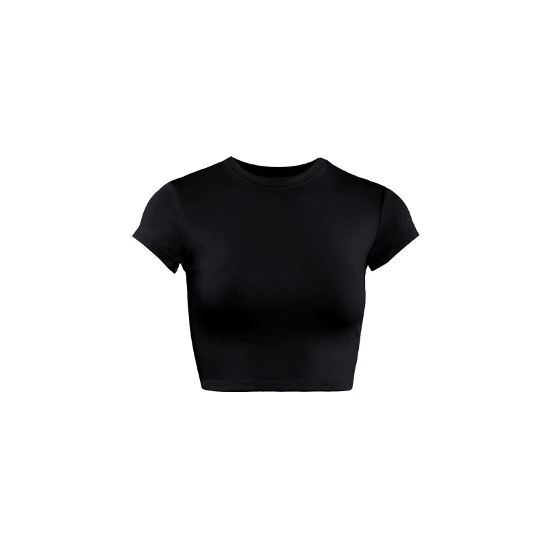 Audwyn Crew Neck Slim Skinny Versatile Tee