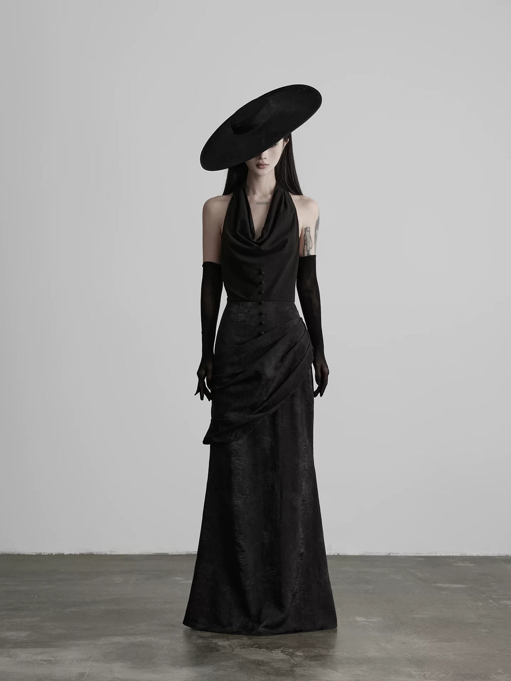 INDULGE Neck Slim Waist Dress