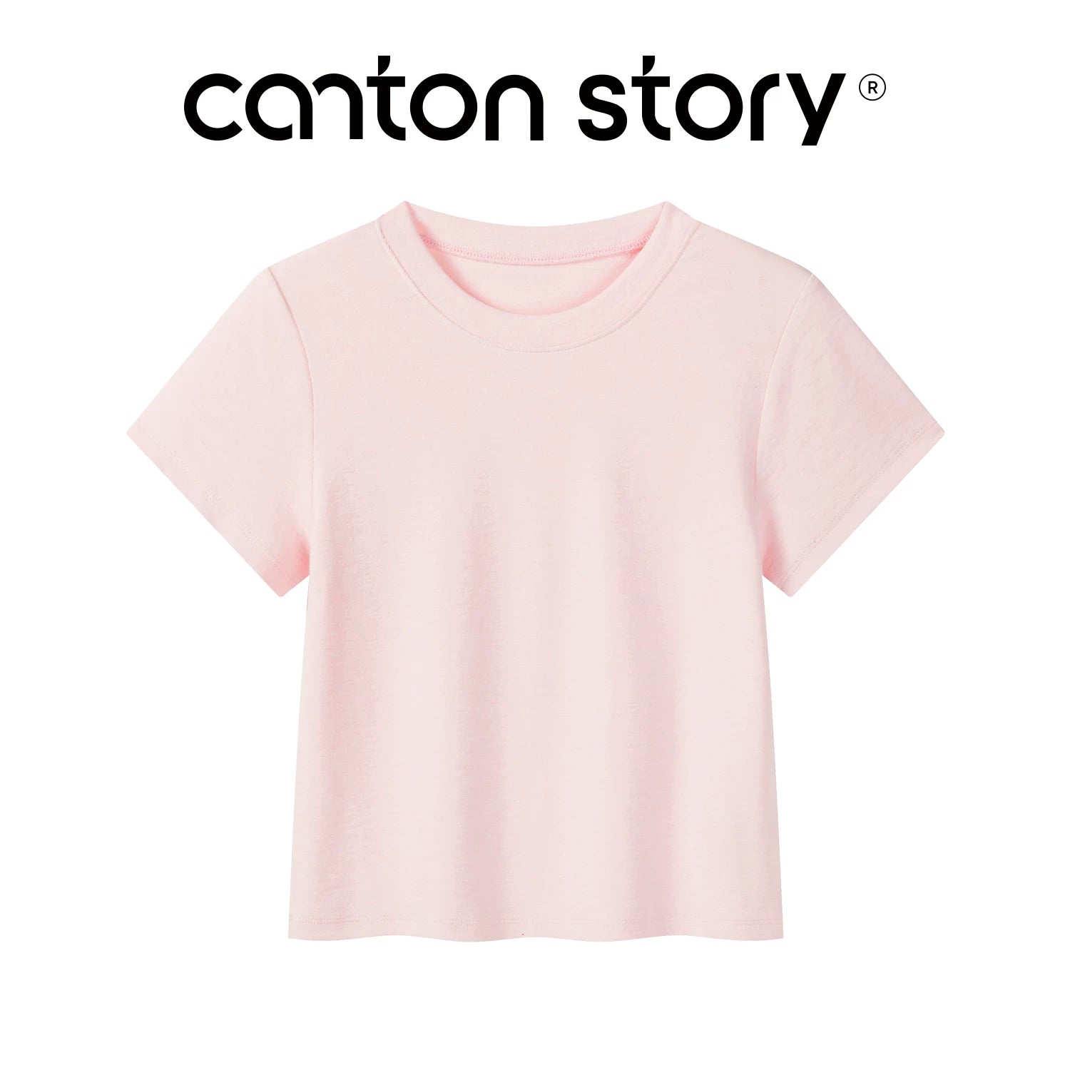 Cantonstory Casual Simple Versatile Tee