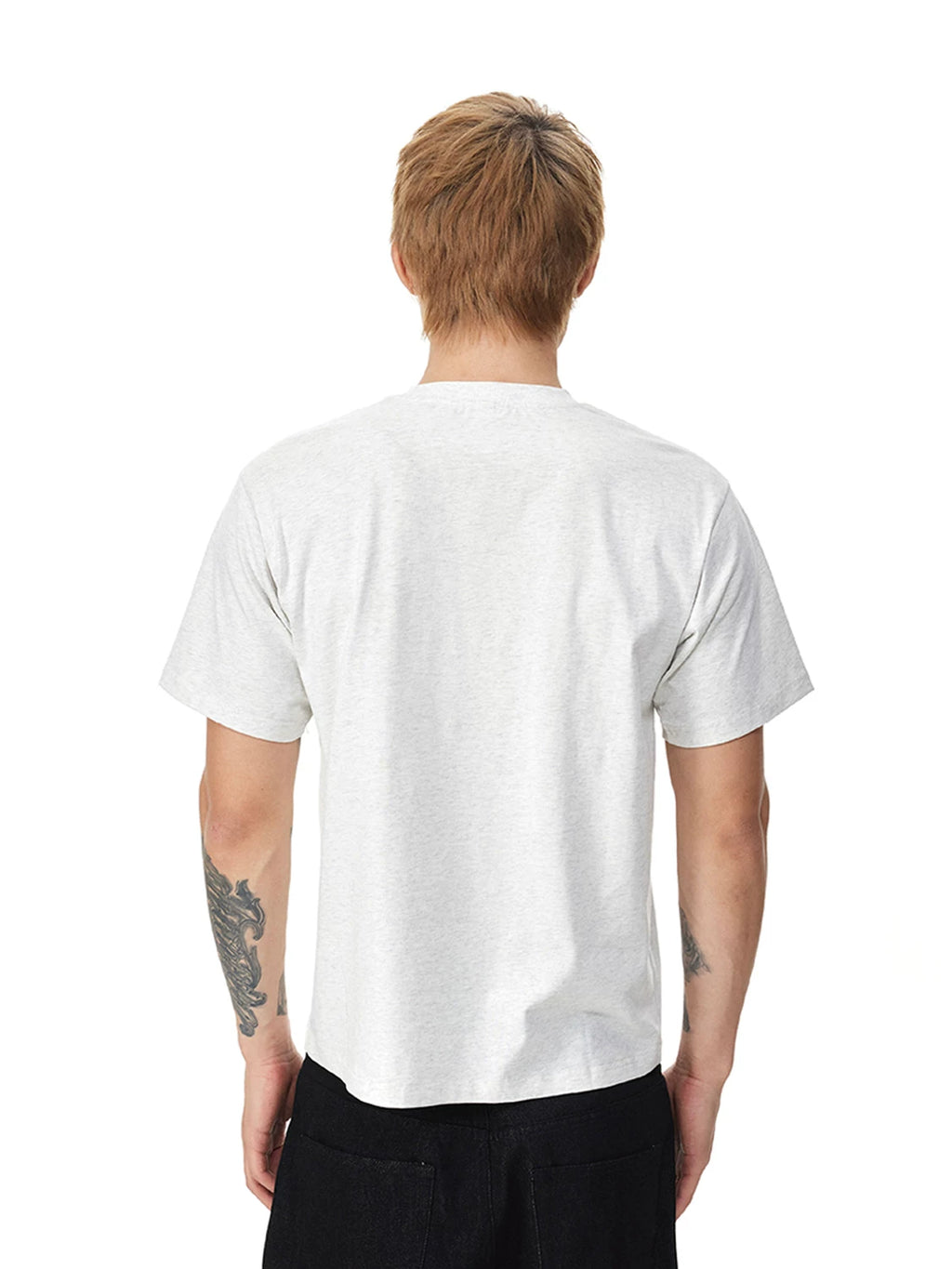 EK Badge Logo Skin-friendly Breathable Simple Tee