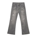 MTLCLOTHES Korean Version Versatile Fashion Micro-pull Denim Trousers