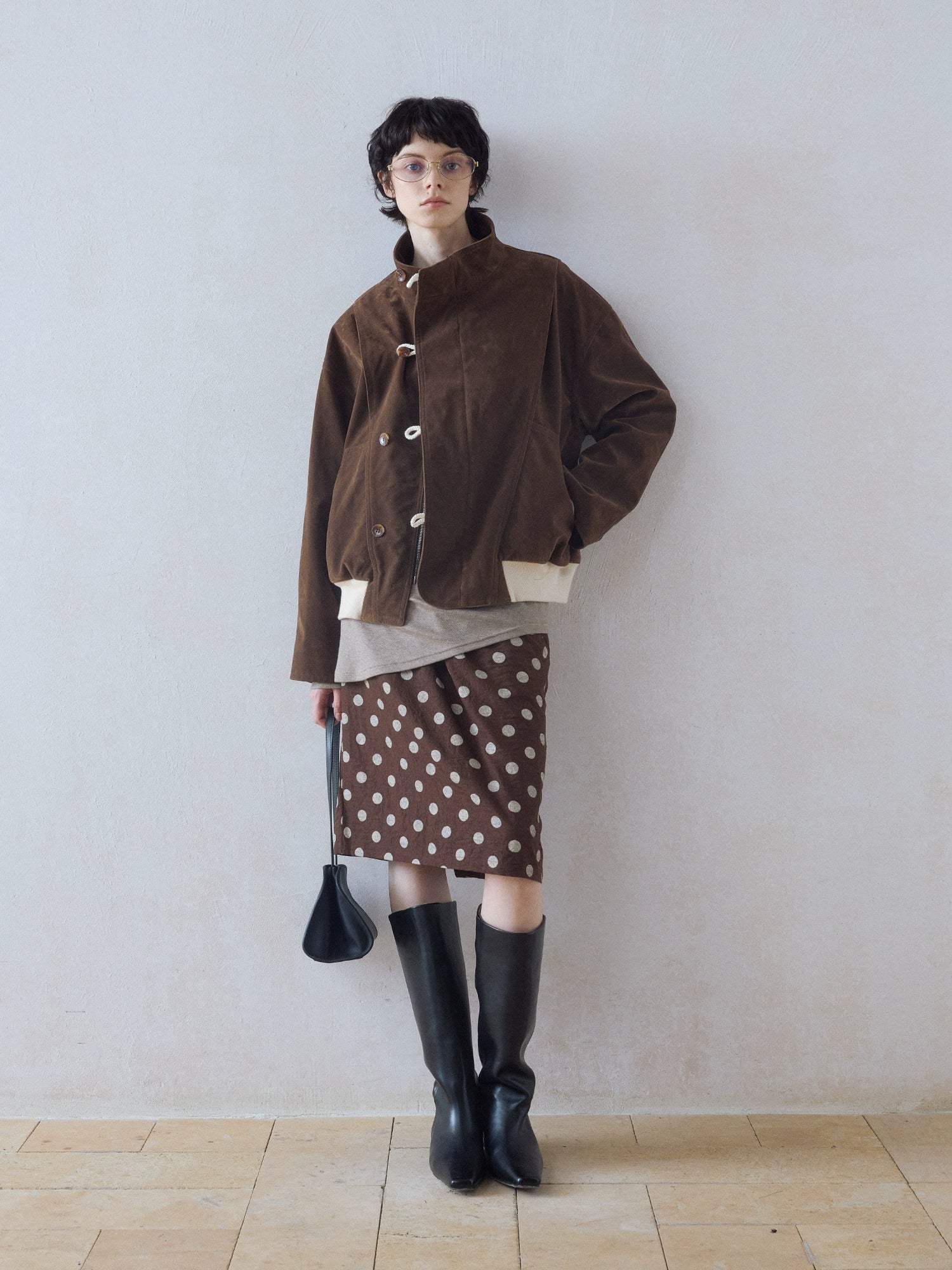 DIMC Retro Miu Polka Dot Skirt