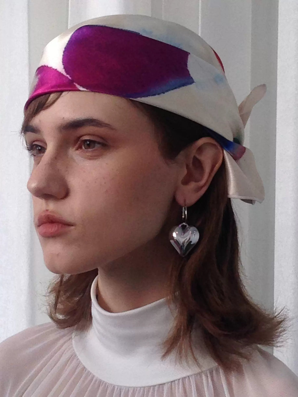 Loosesmell Polka Dot Print Headscarf