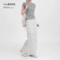Three High Waist Slim Straight Skirt