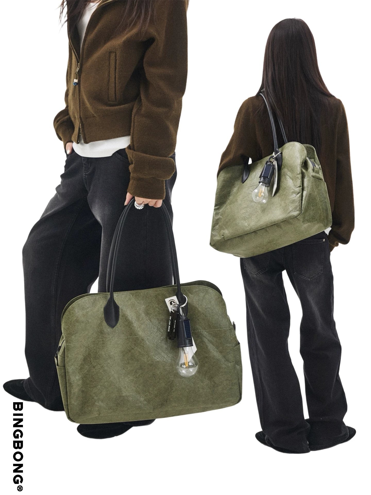 BINGBONG Large Capacity Creative Pendant Tote Bag