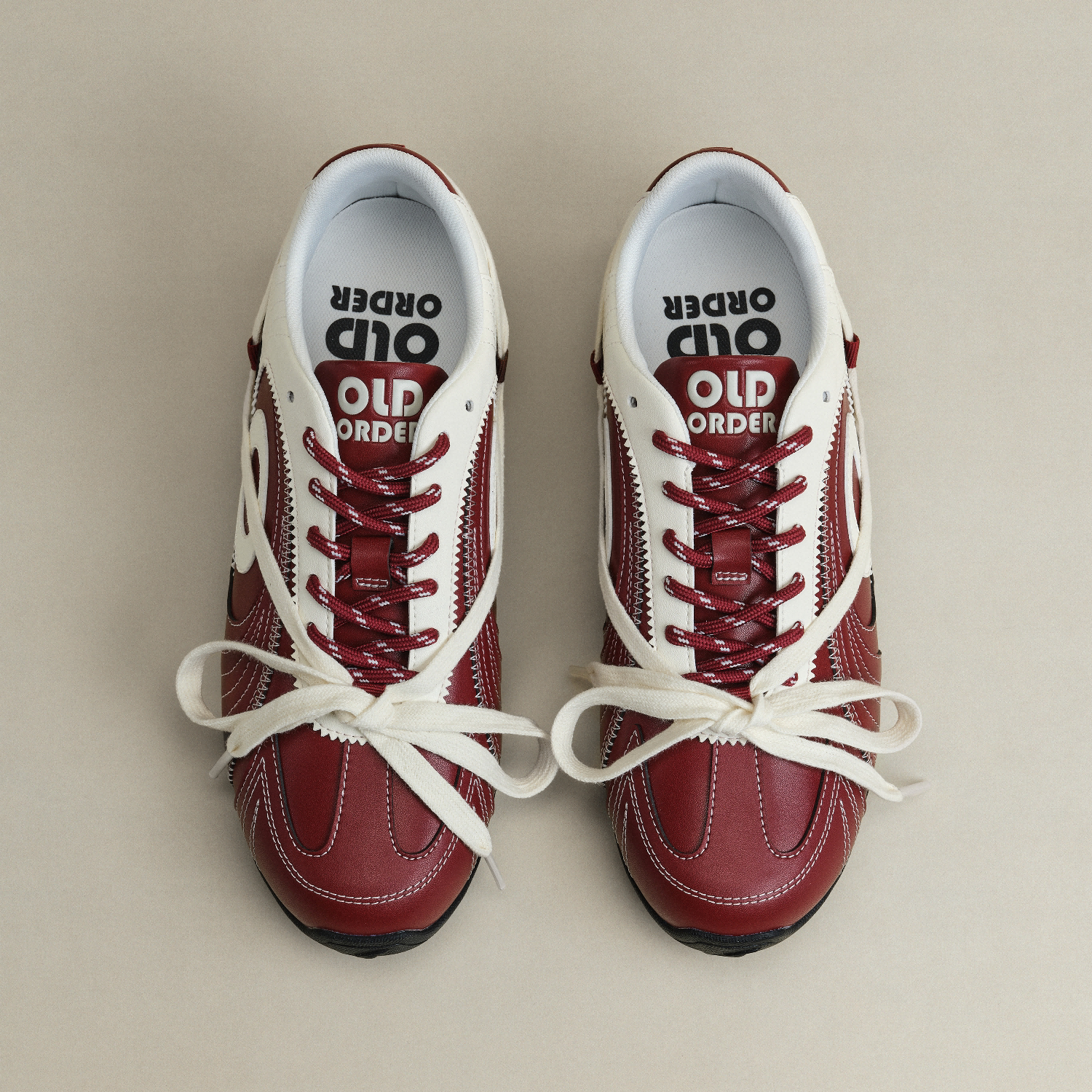 OLDORDER Contrasting Color Breathable Thin-soled Casual Shoes
