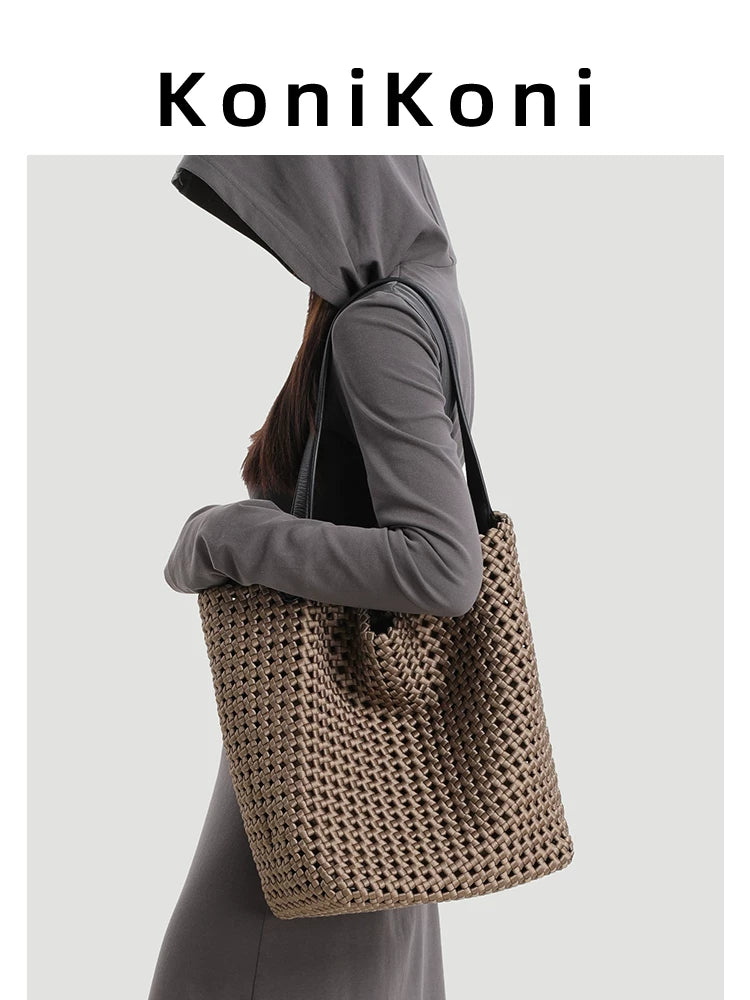 KoniKoni Hand-woven Shoulder Armpit Bag