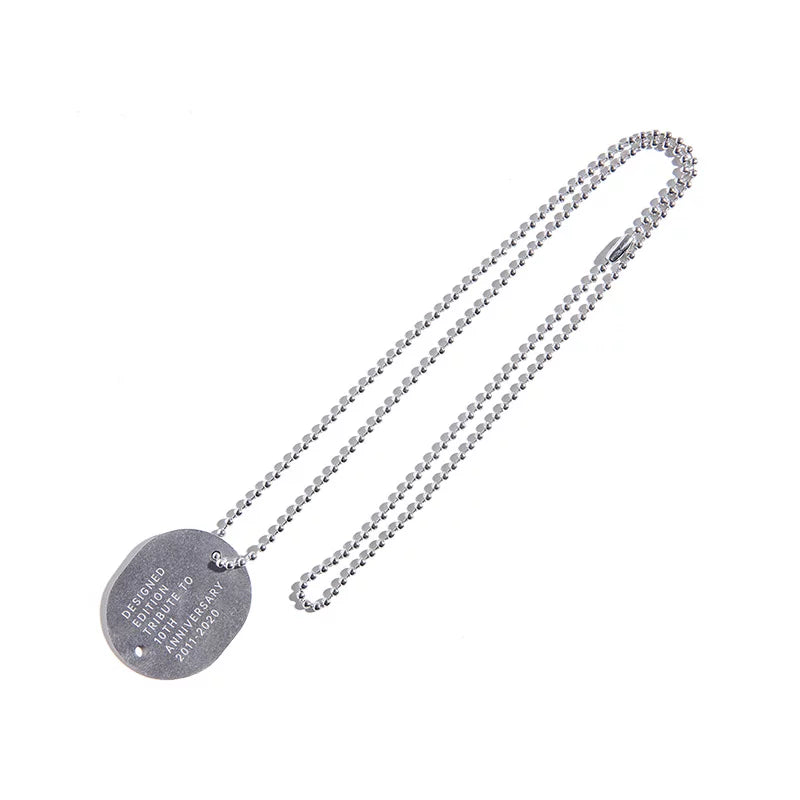 Maden Vintage Alphabet Army Pendant Necklace
