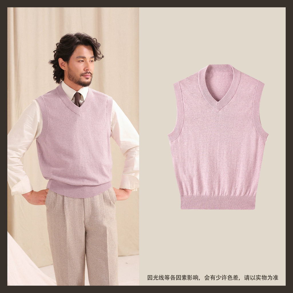 CULTUM Versatile V-neck Knitted Vest