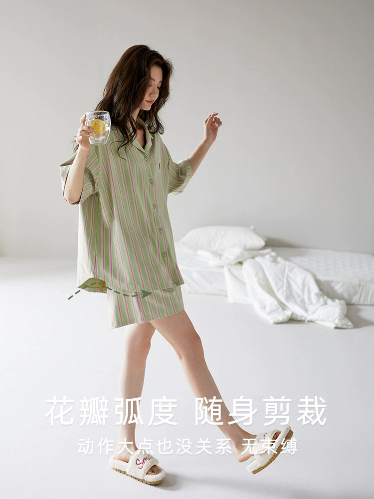 Yuenai Home Furnishing Striped Casual Suit