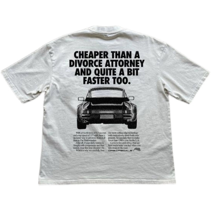 Wang Youbing Studio! Porche 220g 100% Cotton Tee