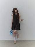 VOOE Drawstring Pleated Dress