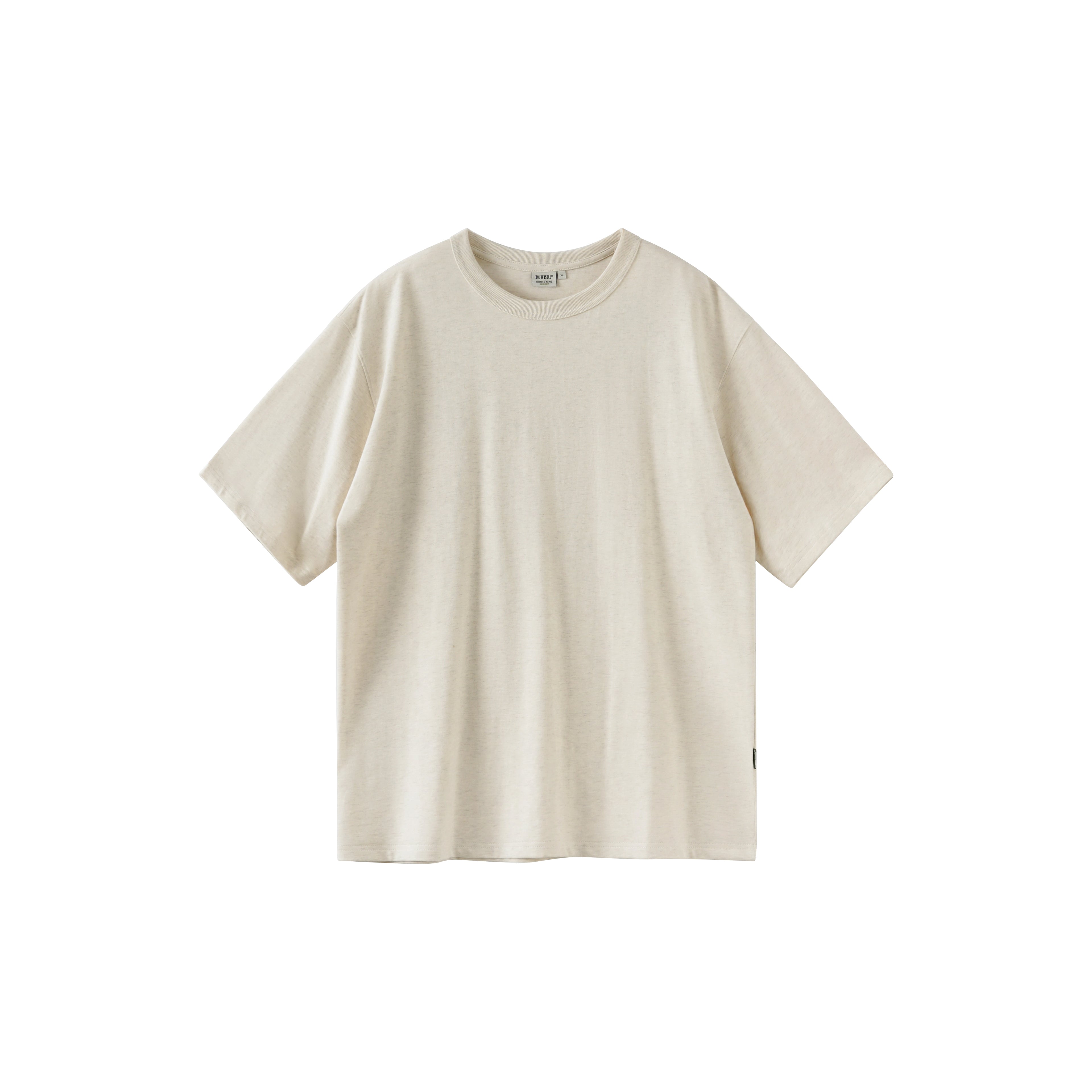 BUTTBILL custom-woven flower yarn fabric washed Japanese Tee