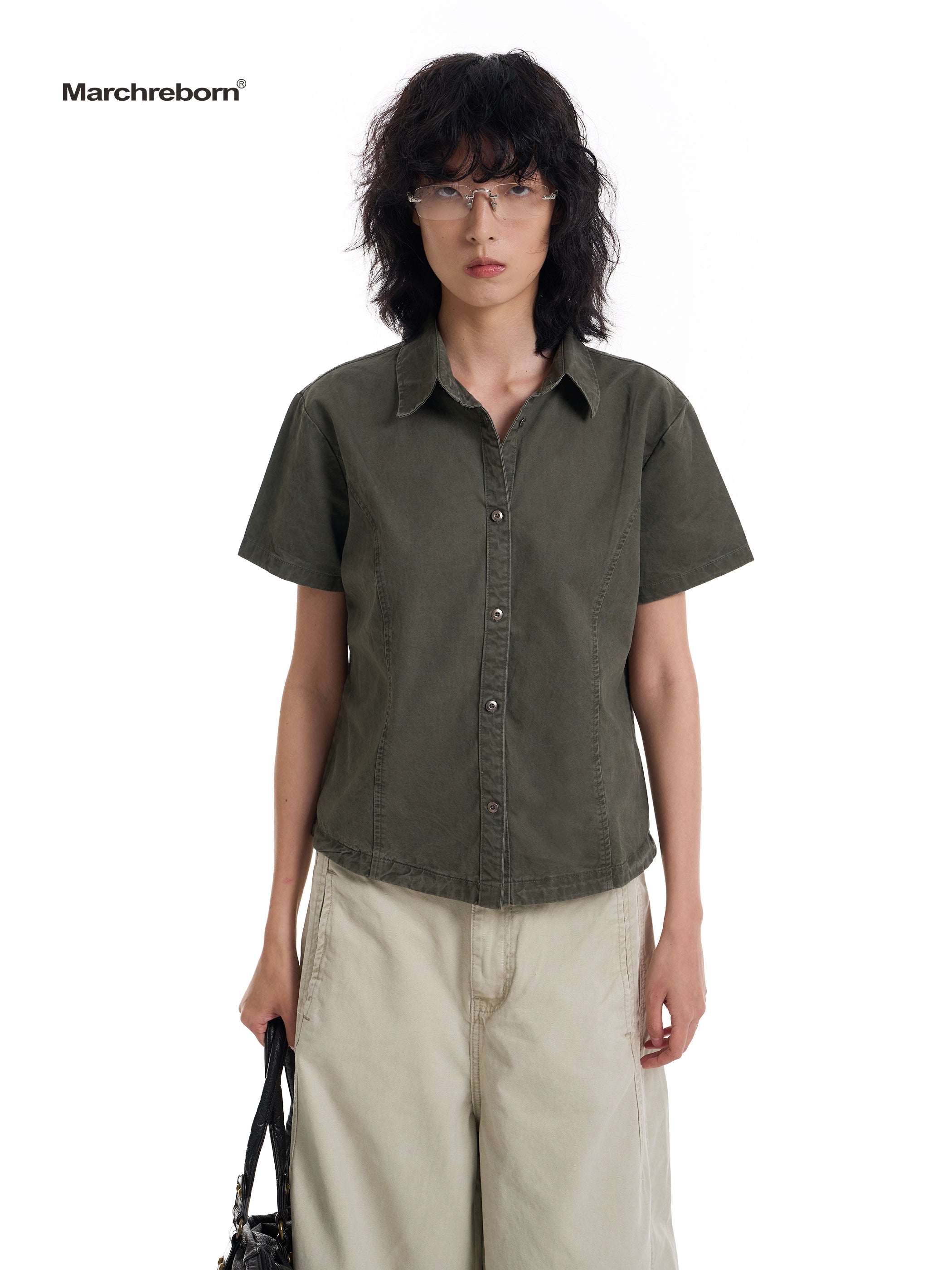 March Washed Shoulder Tooling Shirt