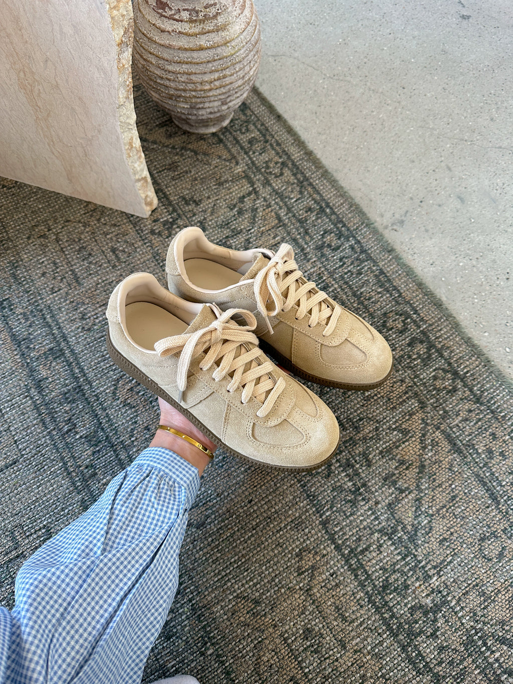 Lidaren Produced Vintage Inner Heightening Sneakers