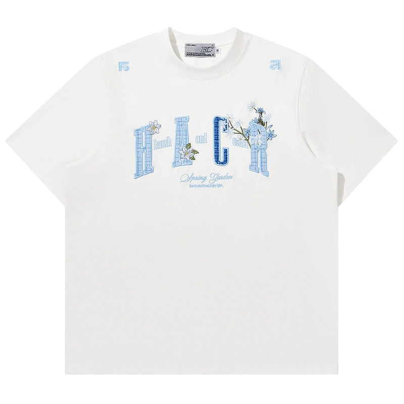 HACR Small Fragrant Sticker Embroidered Shasorona Tee