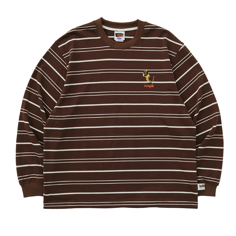 Battles Baseball Stripes Long Sleeves