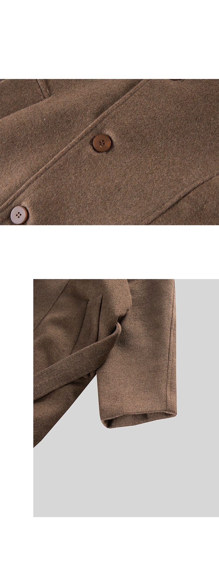 COLN Wool Versatile Lapel Coat