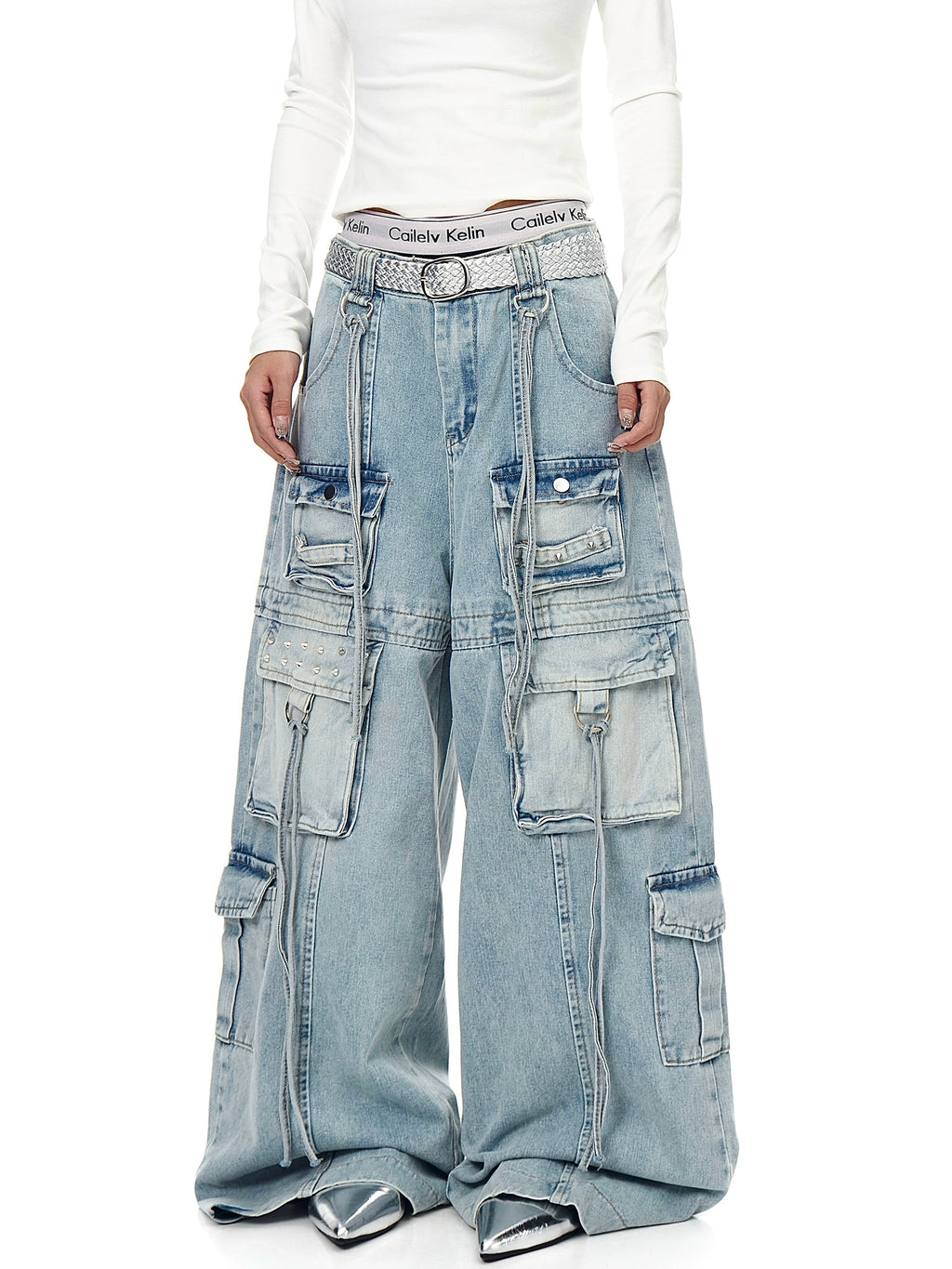 BLACKLISTS Streamer Multi-pocket Tooling Jeans