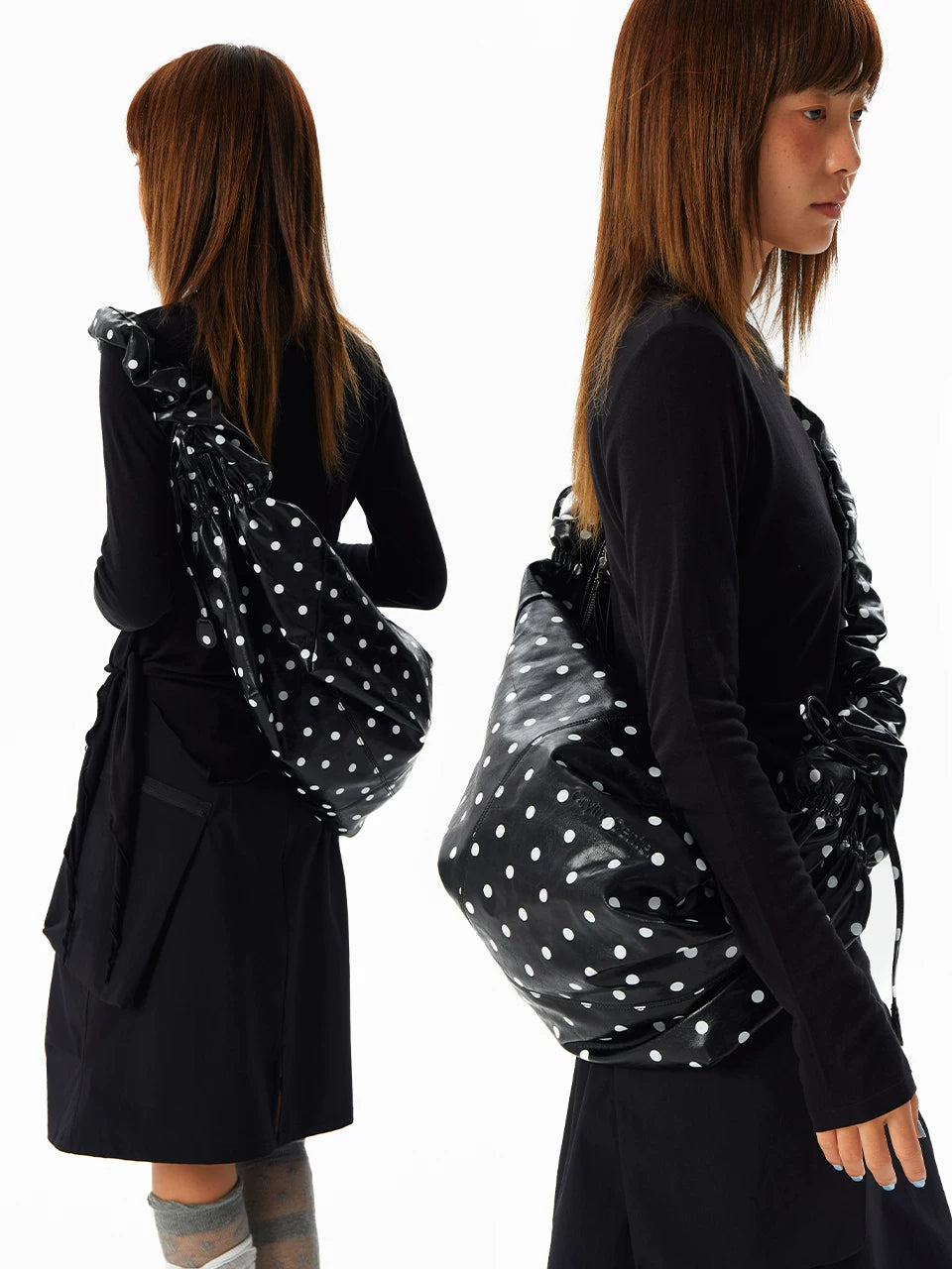 CryingCenter Retro Drawable Messenger Bag