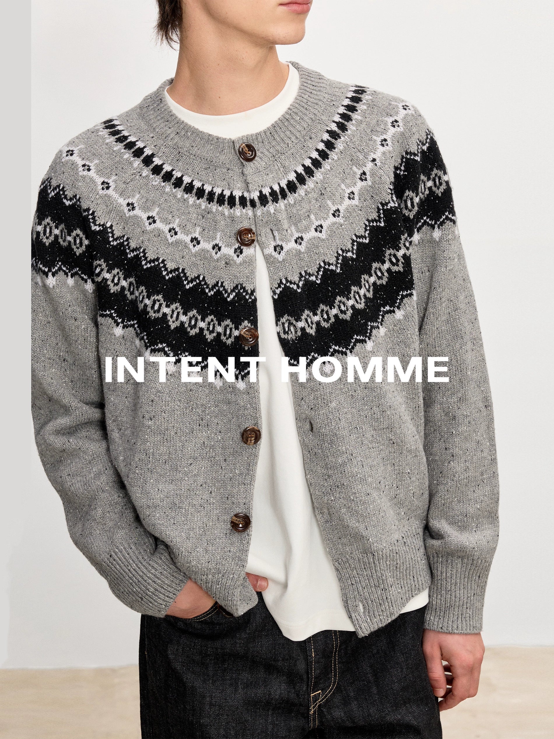INTENT Casual Warm Cardigan Sweater