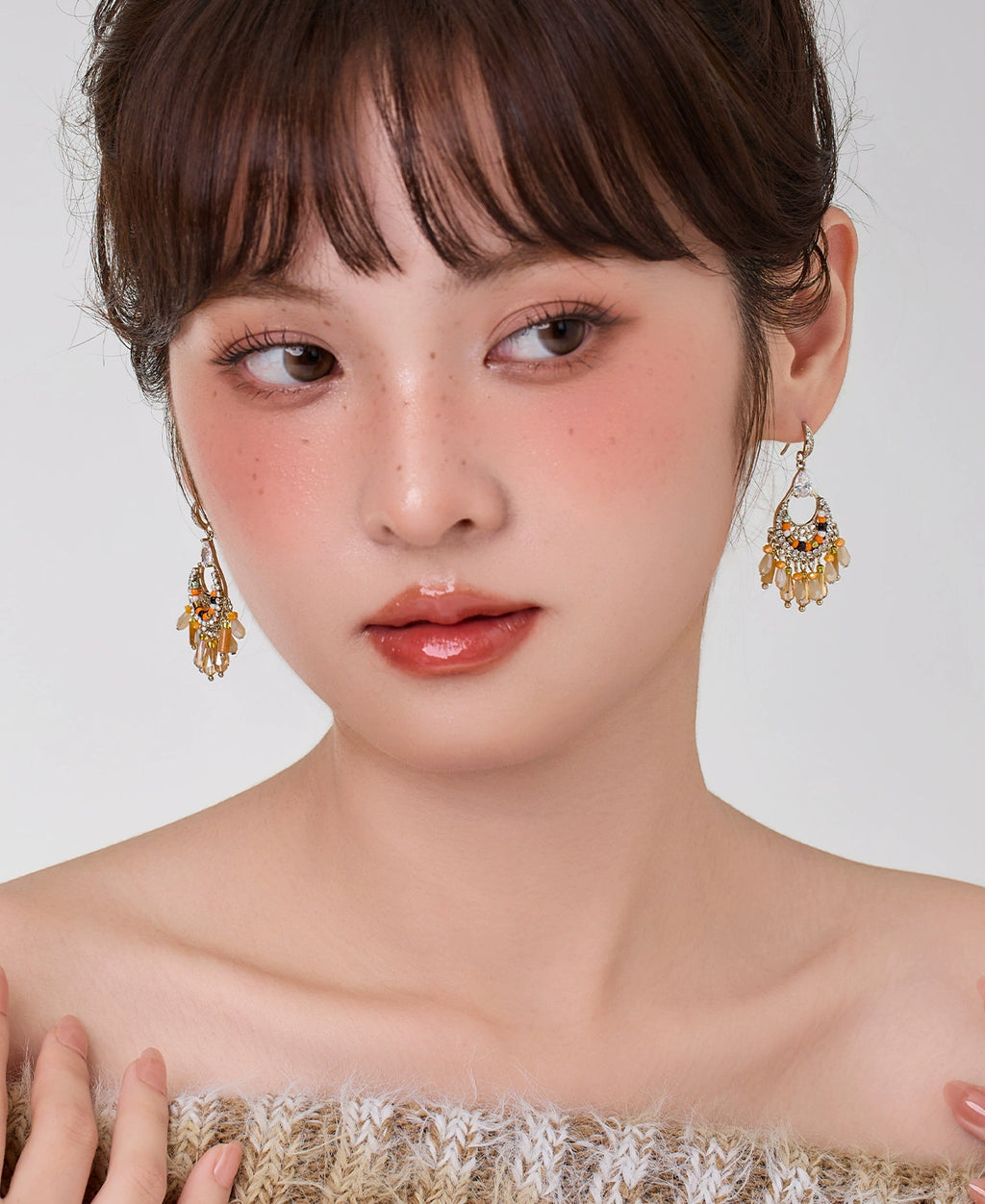 DODOGOGO Retro Ethnic Style Earrings