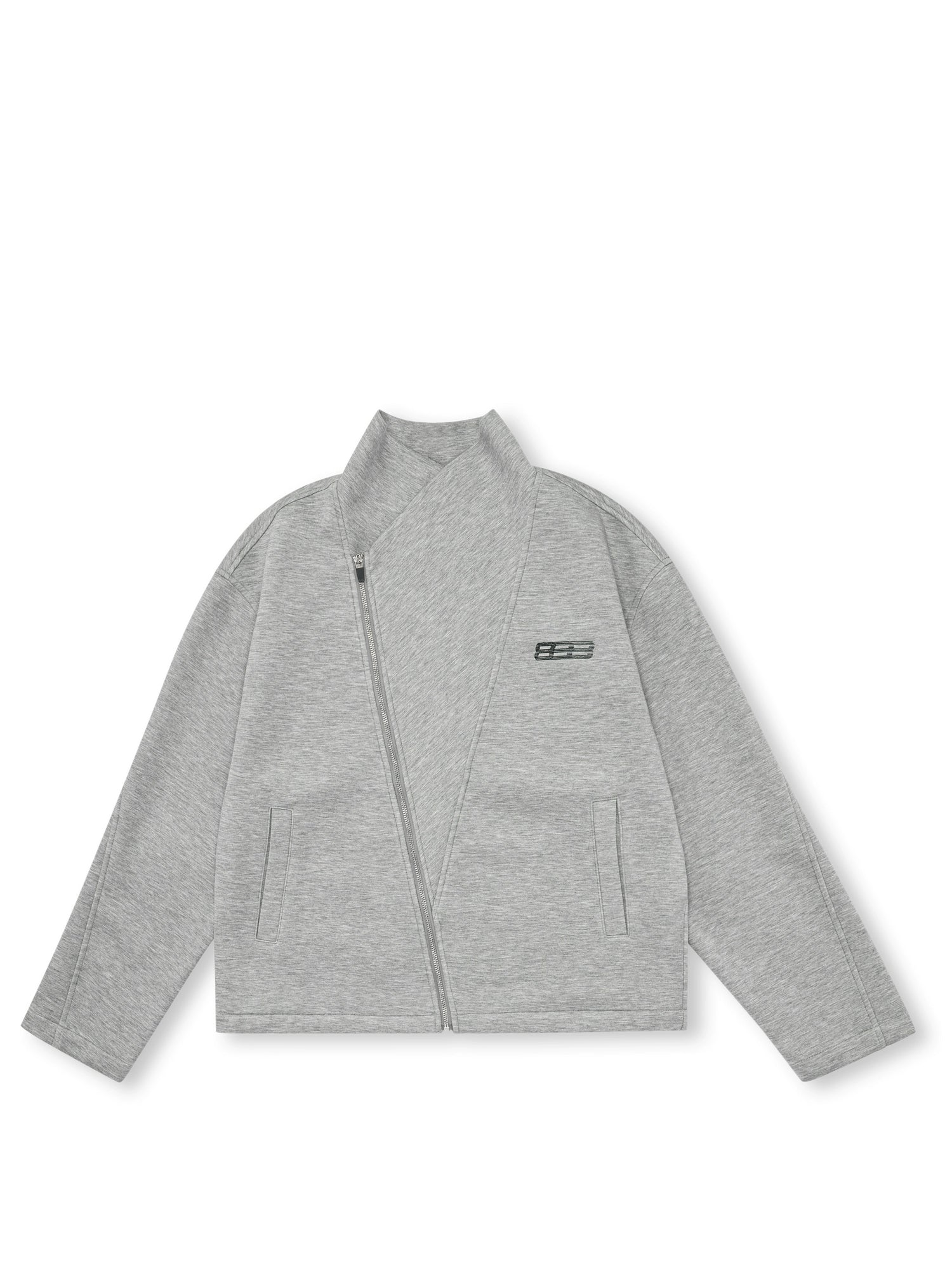 FPA Diagonal Cut Turtleneck Short Jacket