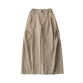 LIVINGTOWN Simple Casual Straight Casual Trousers