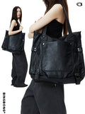 BINGBONG Large Capacity Shoulder Bag Y2k Messenger Bag