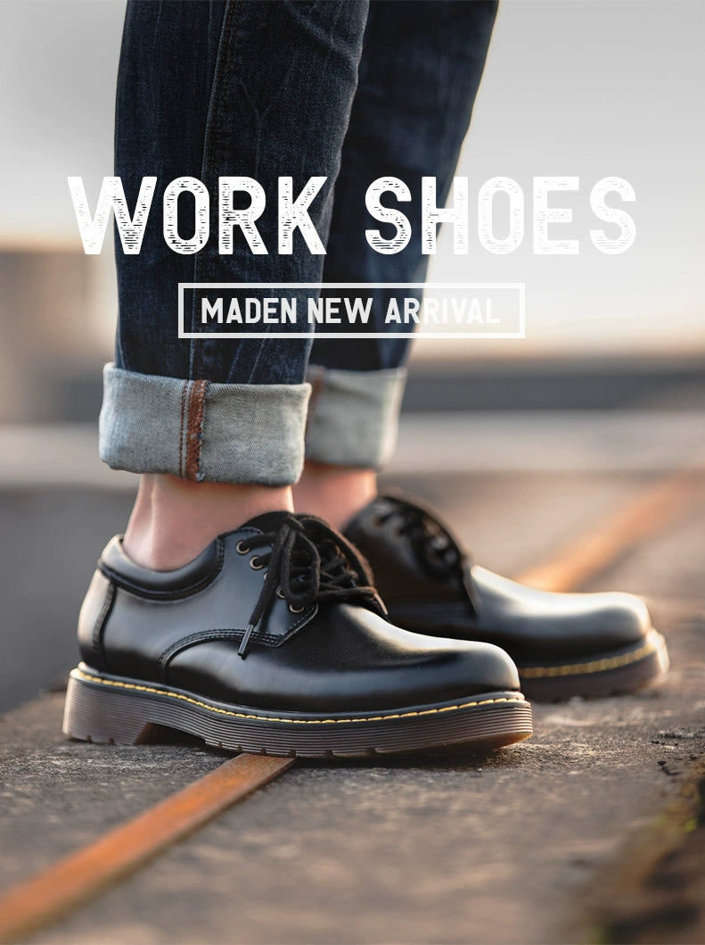 Maden British Soft Bottom Low Top Martin Boots