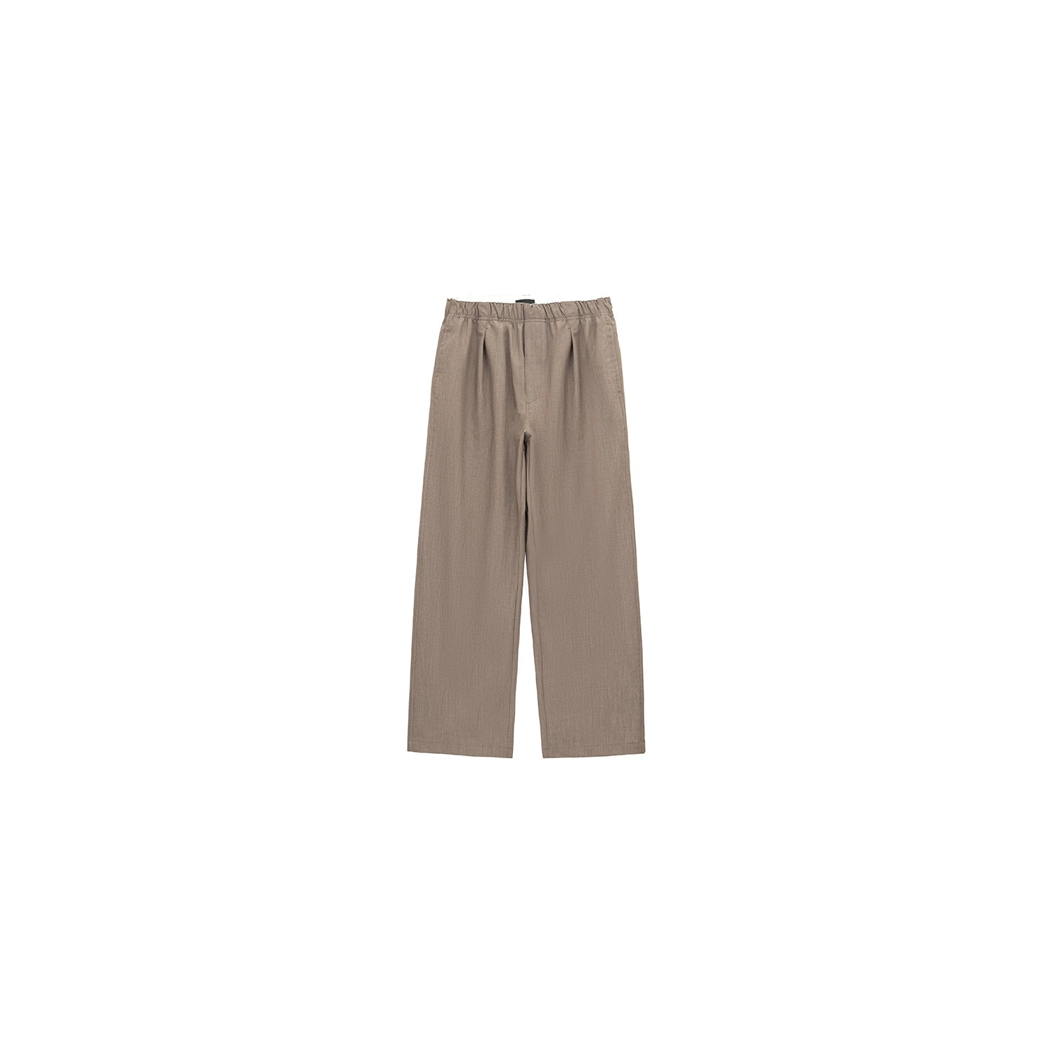 PLUS NO LOGO Striped Loose Straight Trousers
